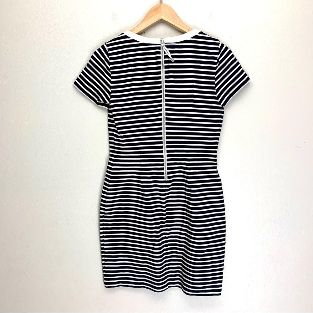 Theory Striped Mini Dress Size 6 - Picture 2 of 8